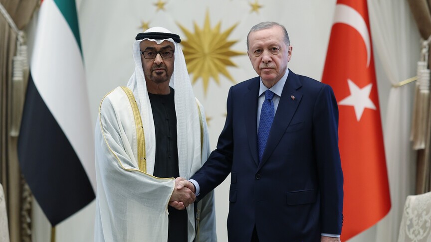 Cumhurbaşkanı Erdoğan, BAE Devlet Başkanı Al Nahyan ile telefonda görüştü