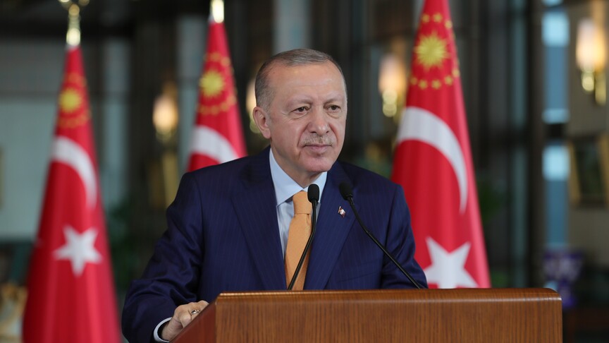 Cumhurbaşkanı Erdoğan, Süper Lig şampiyonu Galatasaray'ı kutladı