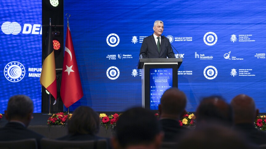 Ticaret Bakanı Bolat: Türkiye ile Belçika 15 milyar dolarlık ikili ticaret hacmine ulaşmayı hedefliyor