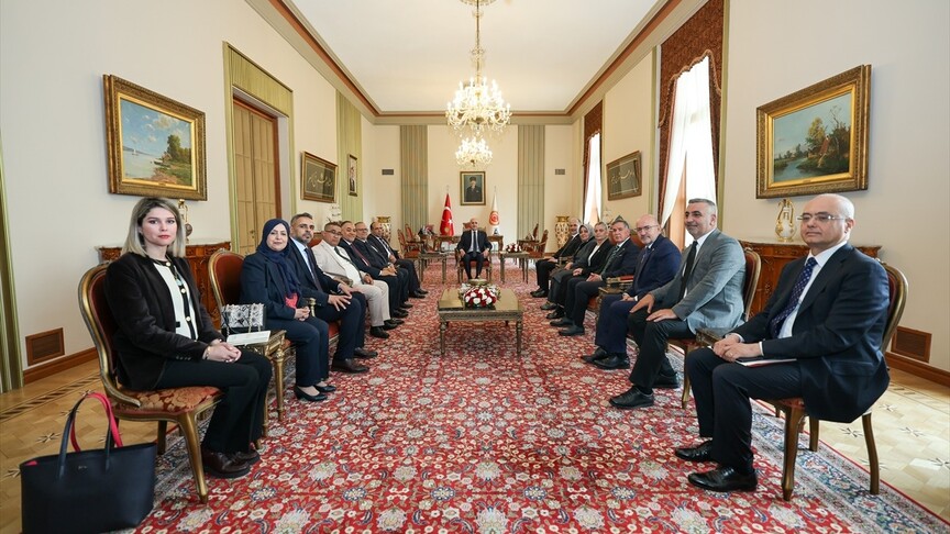 TBMM Başkanı Kurtulmuş, Cezayir Meclisi heyetini kabul etti