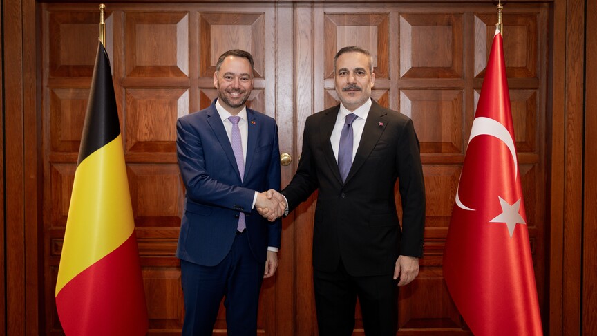 Dışişleri Bakanı Fidan, Belçika Dışişleri Bakanı Prevot ile Ankara'da görüştü