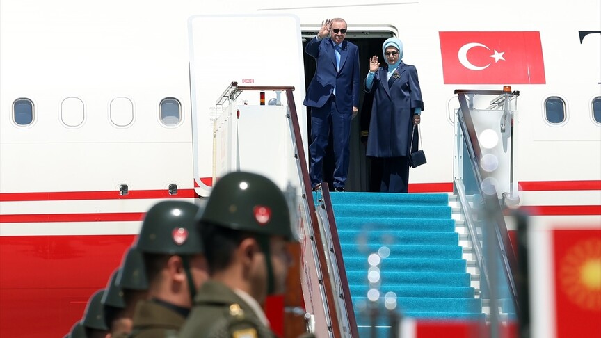 Cumhurbaşkanı Erdoğan, Kazakistan'a gitti