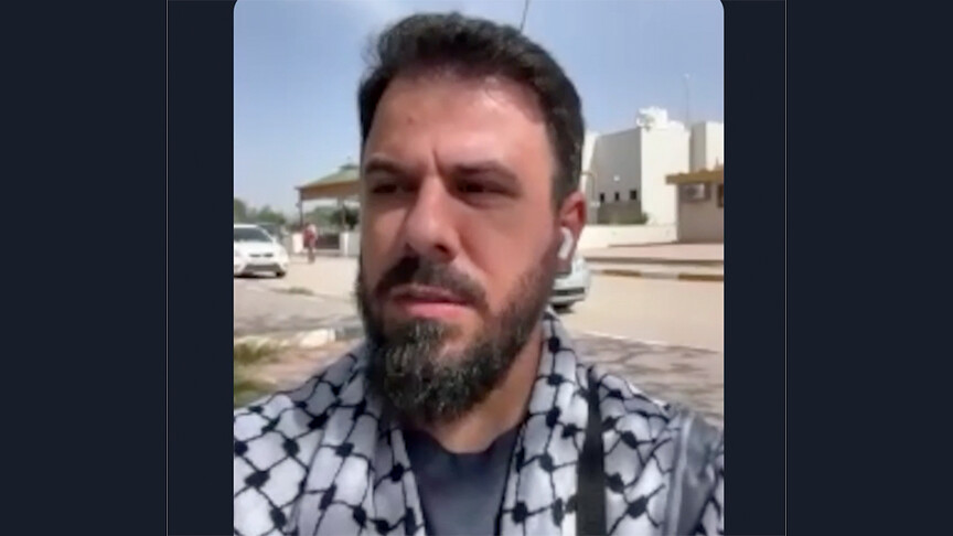 Sumud Kara Konvoyu'na katılan Türk aktivist Daşkıran, Gazze'ye 5 ya da 6 günde varacaklarını söyledi