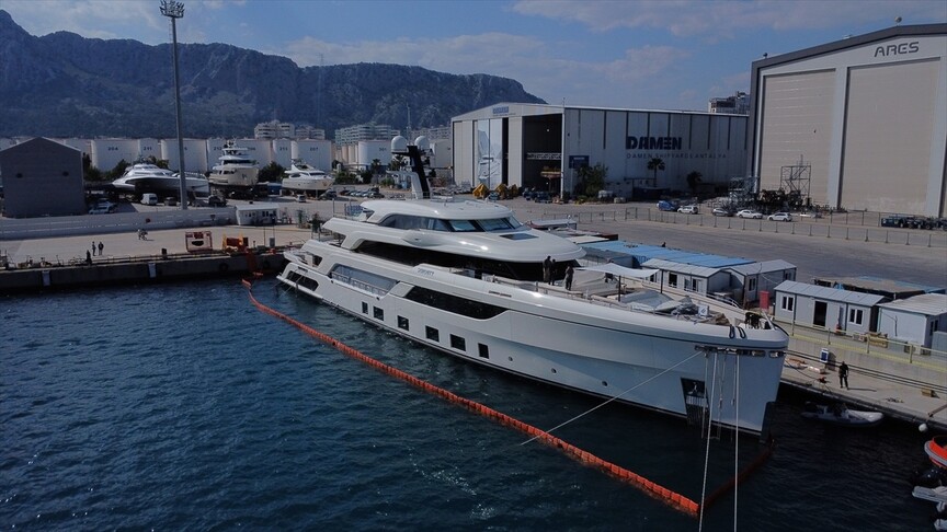 Antalya Serbest Bölge'de 4 ayda 12 teknenin üretimi tamamlandı