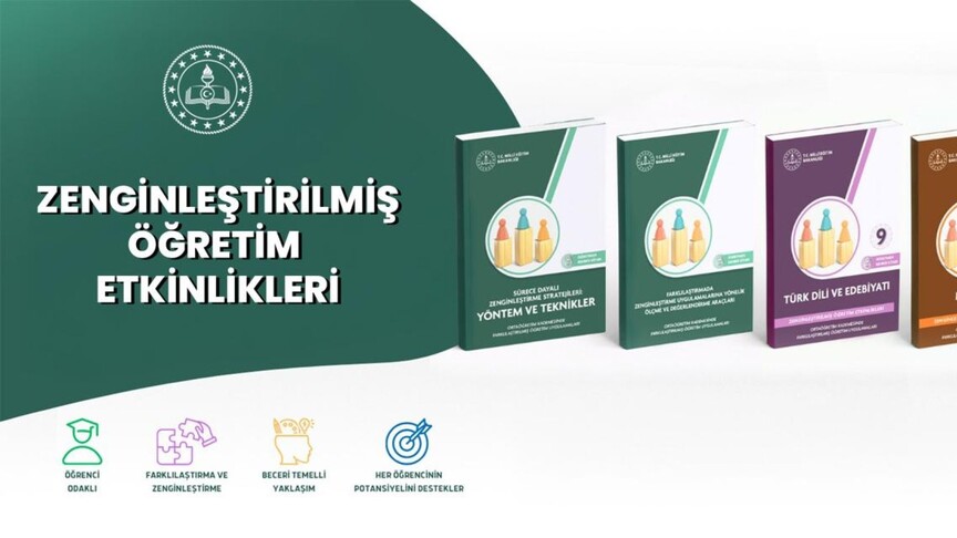 MEB'in hazırladığı "Zenginleştirilmiş Öğretim Etkinlikleri Kitapları" yayımlandı
