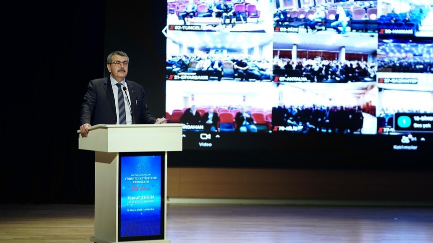 Eğitim Kurumları Yönetici Yetiştirme Programı, Milli Eğitim Bakanı Tekin'in verdiği ilk dersle başladı