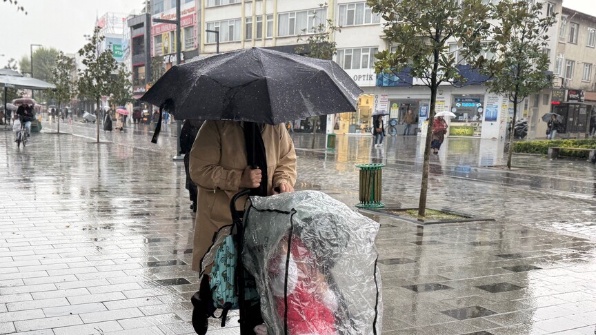 Batı Karadeniz'in iç kesimleri için kuvvetli yağış uyarısı