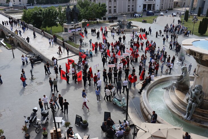 Studentët sërish në protestë në Shkup për provimin e jurisprudencës në gjuhën shqipe