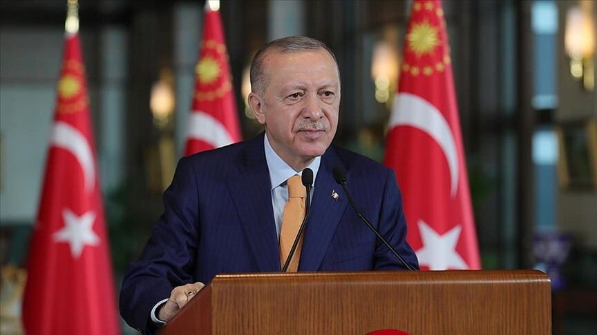 Cumhurbaşkanı Erdoğan'dan Galatasaray Futbol Takımını kabulüne ilişkin paylaşım