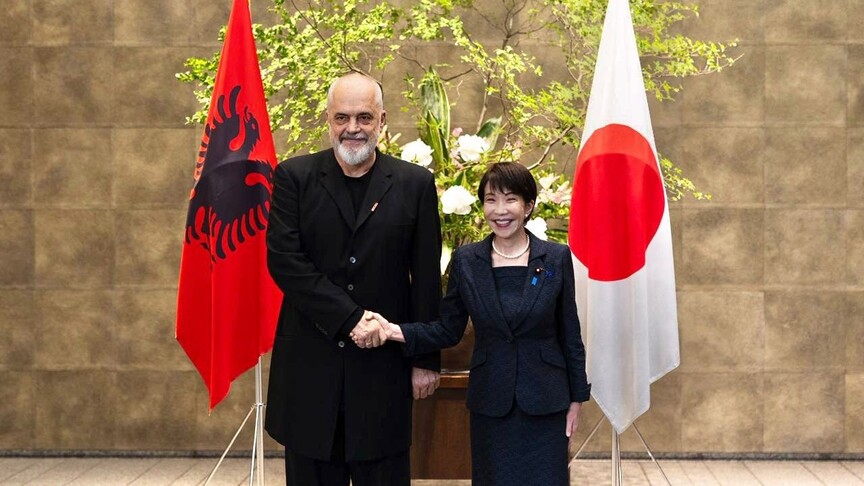 Kryeministri Rama takon në Tokio homologen japoneze  Mbështesim strategjinë e Indo Paqësorit
