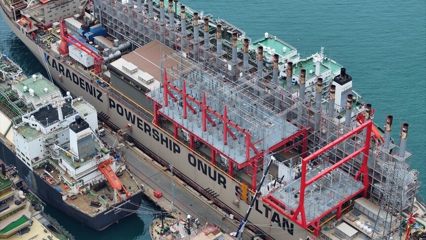 Yüzer enerji santrali "Powership" enerji arz açığına alternatif çözüm sunuyor