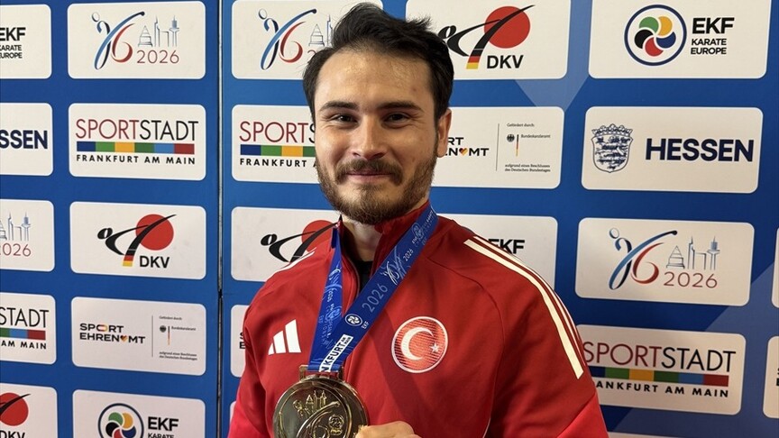 Avrupa şampiyonu Özdemir, Frankfurt'daaltın madalya