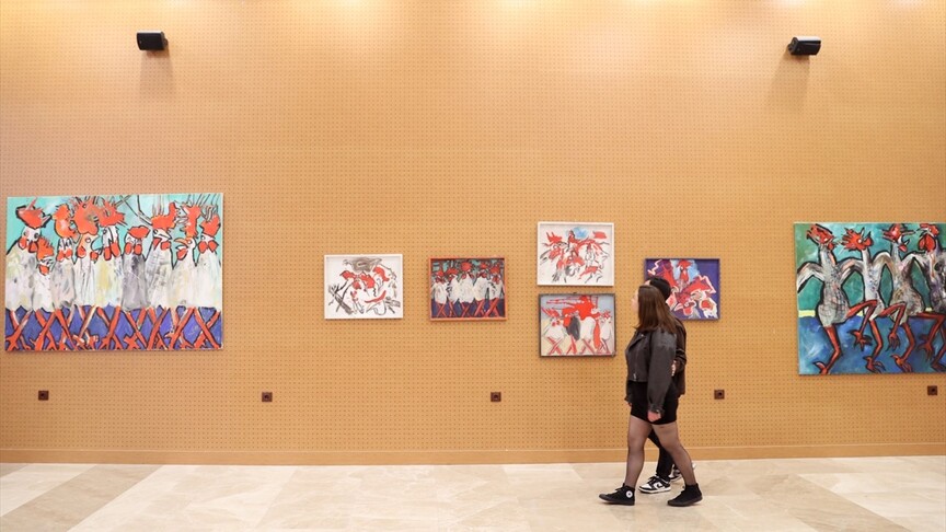 Kapadokya'daki "Çağdaş Sanat Müzesi" bölgenin kültür turizmine katkı sunuyor