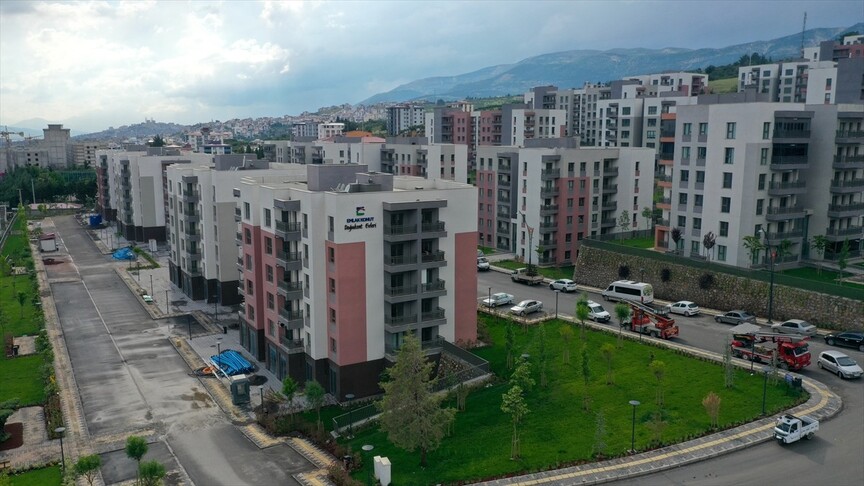 Kahramanmaraş'ta yerinde dönüşen konutlarda ilk bayram heyecanı