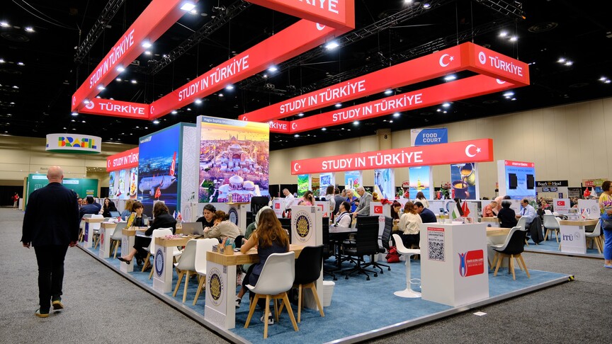 ABD'de düzenlenen Uluslararası Eğitim Fuarı'nda "Study in Türkiye" pavilyonu kuruldu