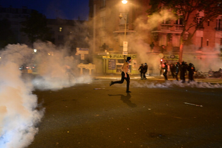 Macron condemns violence during PSG's Champions League celebrations