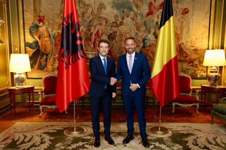 Ministri Hoxha takon homologun belg në Bruksel  vlerëson mbështetjen e Belgjikës për integrimin e Shqipërisë në BE