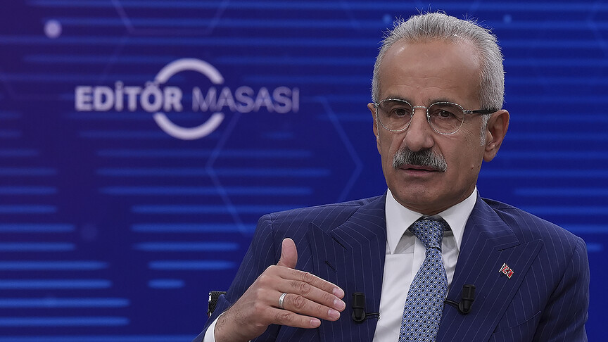 Ulaştırma Bakanı Uraloğlu AA Editör Masası'nda