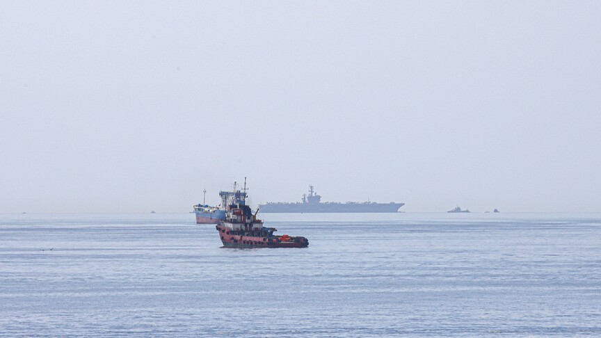Iran says navy fired warning shots toward US destroyers in Sea of Oman