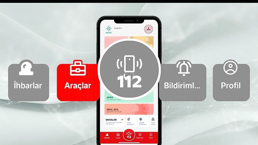 HAYAT 112 Acil uygulaması indirme sayısı
