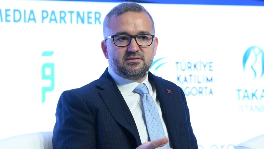 Türkiye Cumhuriyet Merkez Bankası (TCMB) Başkanı Fatih Karahan konuşma yaparken