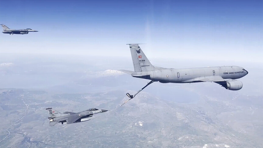 Türk Hava Kuvvetleri'ne ait F-16 savaş uçakları ve diğer destek unsurları Ramstein Flag-2026 Tatbikatı'nda görev alıyor.