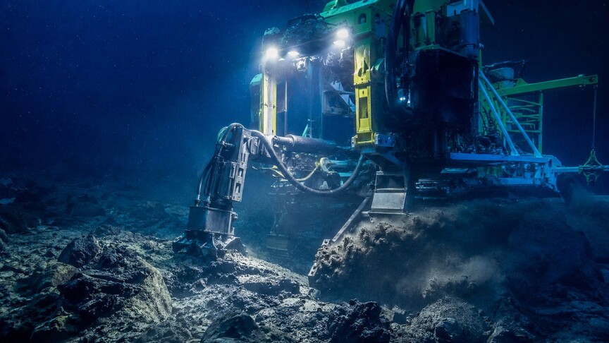 Derin deniz madenciliği ekipmanları ve okyanus tabanı