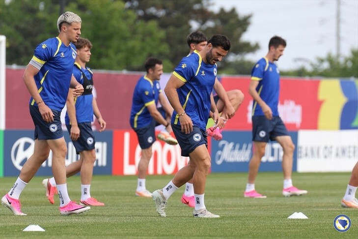 Trening fudbalske reprezentacije BiH u Torontu