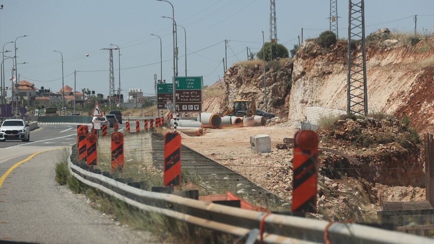 İşgal altındaki Batı Şeria'nın Marda köyü, İsrail yerleşim p