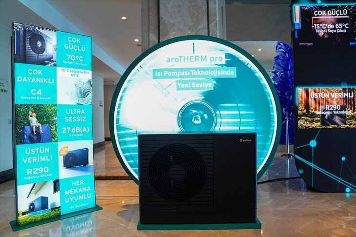 Vaillant yeni ısı pompası aroTHERM pro'yu Türkiye'de tanıttı