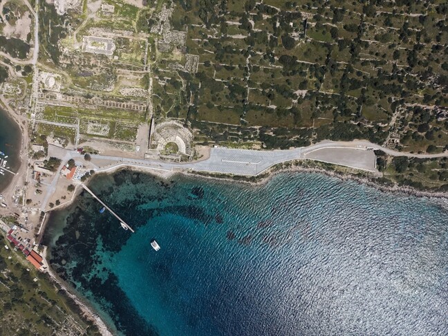 Bakan Ersoy'dan Knidos Ören Yeri'nde yürütülen çalışmalara ilişkin paylaşım