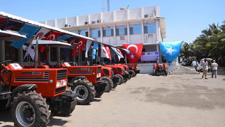 Somalia merr pajisje moderne nga Turqia për të zhvilluar bujqësinë