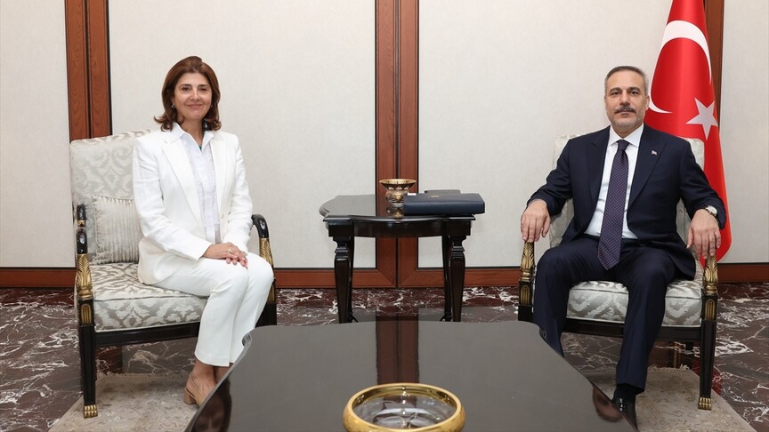 Dışişleri Bakanı Fidan, BM Genel Sekreteri'nin Kıbrıs Şahsi Temsilcisi'ni kabul etti
