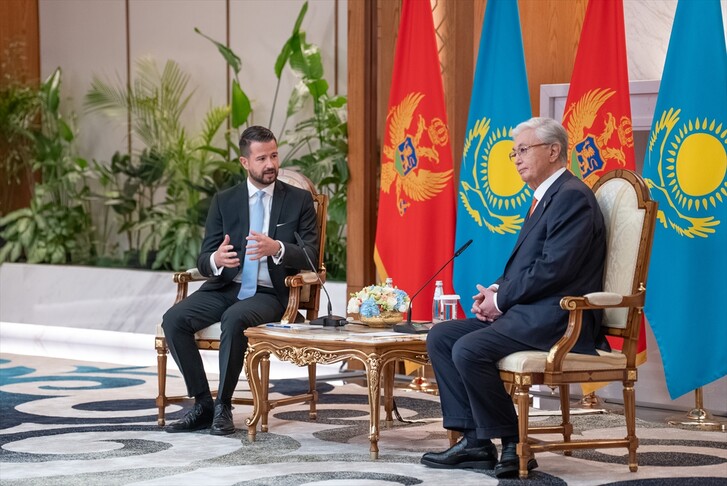 Presidenti Milatoviq në Astana  Vizita hap një fazë të re në marrëdhëniet mes Malit të Zi dhe Kazakistanit