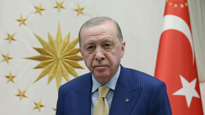 Cumhurbaşkanı Recep Tayyip Erdoğan'ın başsağlığı mesajı.