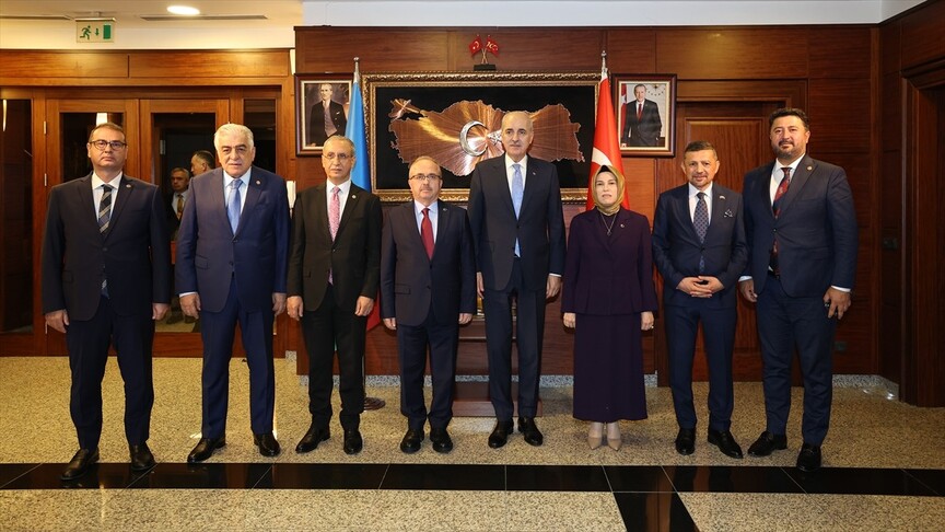 TBMM Başkanı Numan Kurtulmuş Bakü'de
