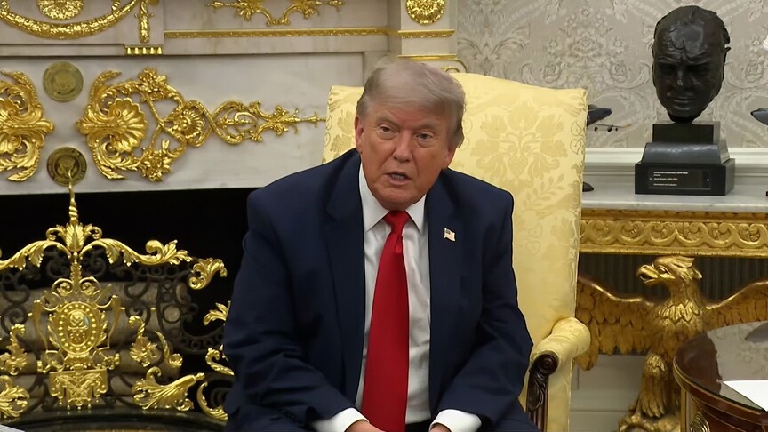 Trump: (Ankara'daki NATO Zirvesi) Cumhurbaşkanı Erdoğan'a duyduğum saygıdan dolayı gidiyorum