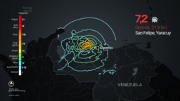 Di erdhejên Venezuelayê da 164 kes mirin, 971 kes birîndar bûn
