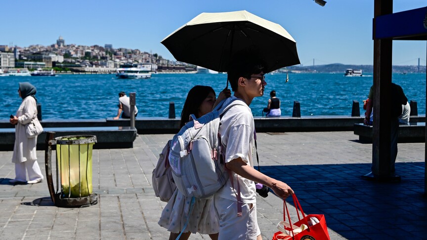 İstanbul, Ankara ve İzmir'de sıcak hava dalgalarının arttığını gösteren grafik
