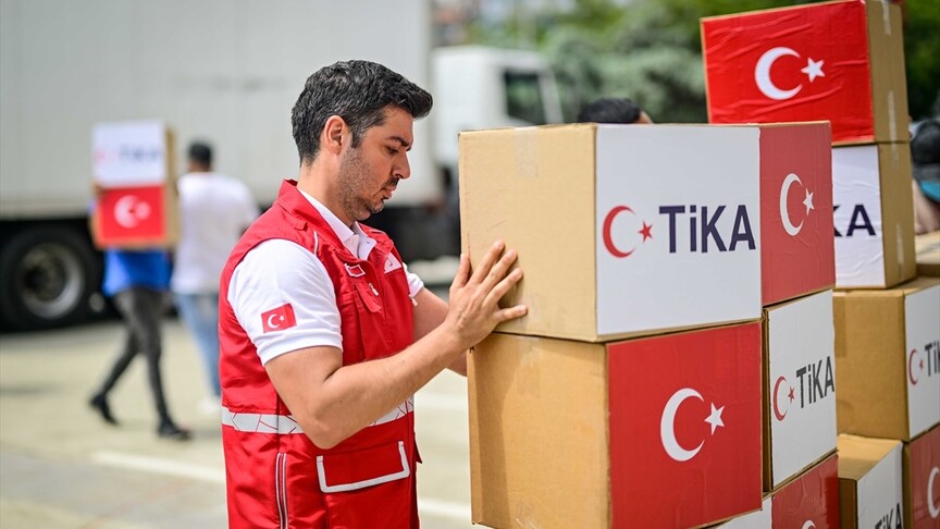 TİKA Venezuela insani yardım dağıtımı