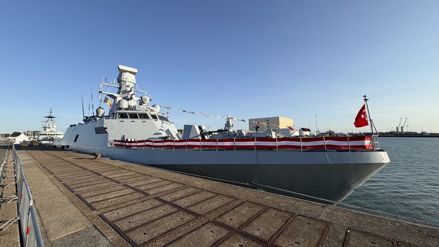 TCG Burgazada korveti Belçika'da