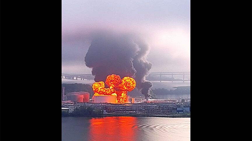 St. Petersburg'daki petrol terminaline İHA saldırısı.