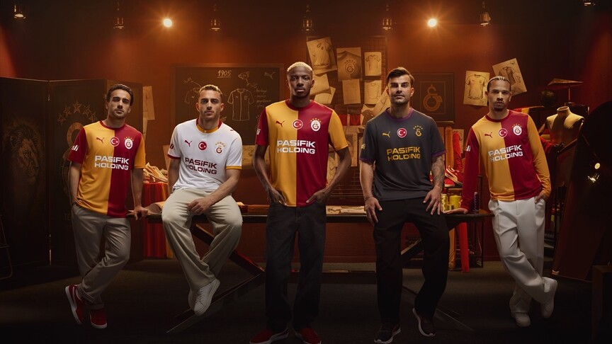 Turkish club Galatasaray's 2026-2027 season kits unveiled