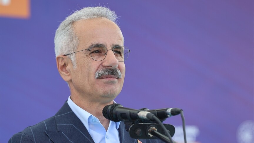 Sivas'ta yapımı devam eden Çamlıbel Tüneli inşaatından bir görünüm.