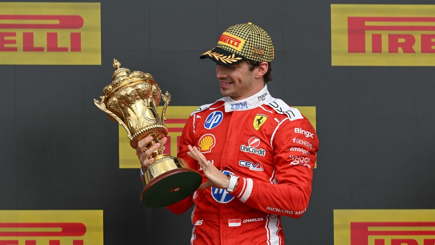Formula 1'de sezonun 9. yarışı Büyük Britanya Grand Prix'sini Charles Leclerc kazandı