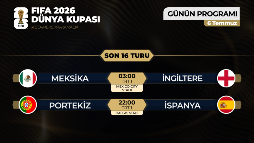 2026 FIFA Dünya Kupası son 16 turunda yarın 2 maç oynanacak haber görseli