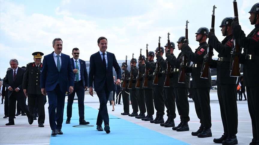 NATO Genel Sekreteri Rutte, Ankara'ya ulaştı haber görseli