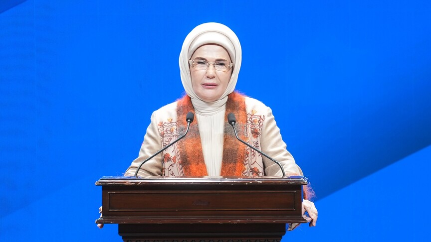 Emine Erdoğan'ın NATO lider eşleriyle yapacağı toplantının duyurusu.