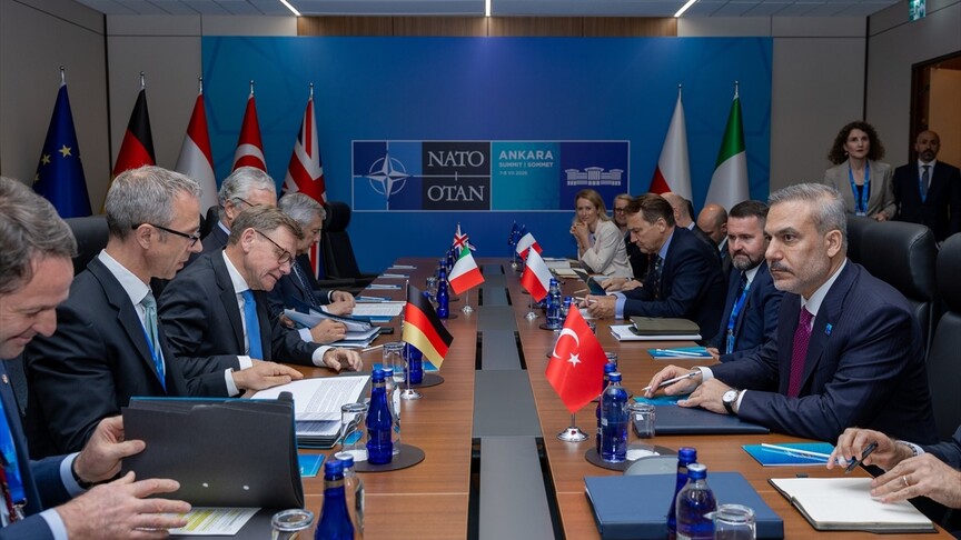 Bakan Fidan, NATO Ankara Zirvesi kapsamında kısıtlı katılımlı bir toplantıya iştirak etti haber görseli