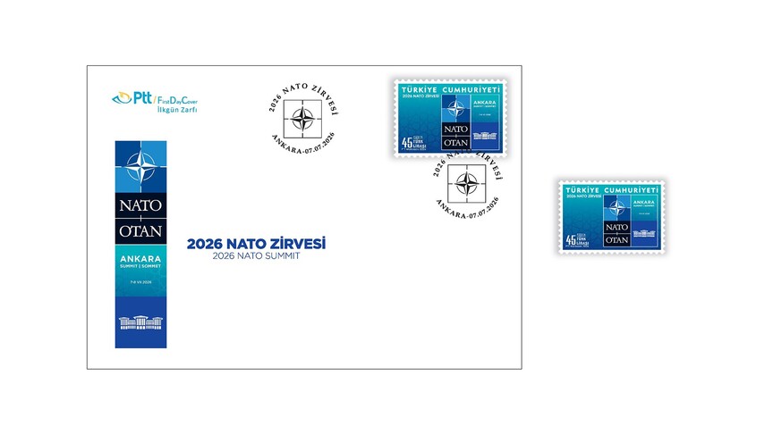 PTT'den "2026 NATO Zirvesi" konulu anma pulu ve ilk gün zarfı haber görseli